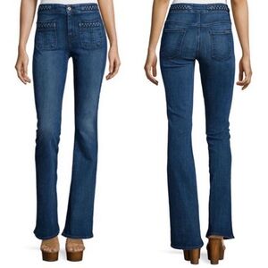 7 for All Mankind 5-pocket Braided trim Denim
